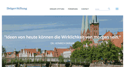 Desktop Screenshot of draeger-stiftung.de